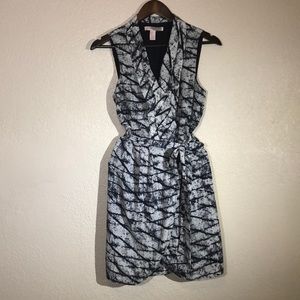 Dress blue and white